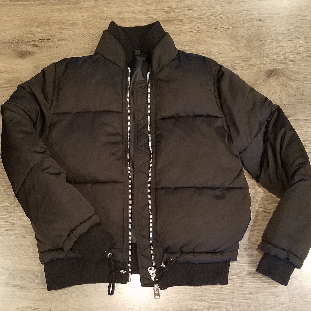 TopShop black puffer Jacket